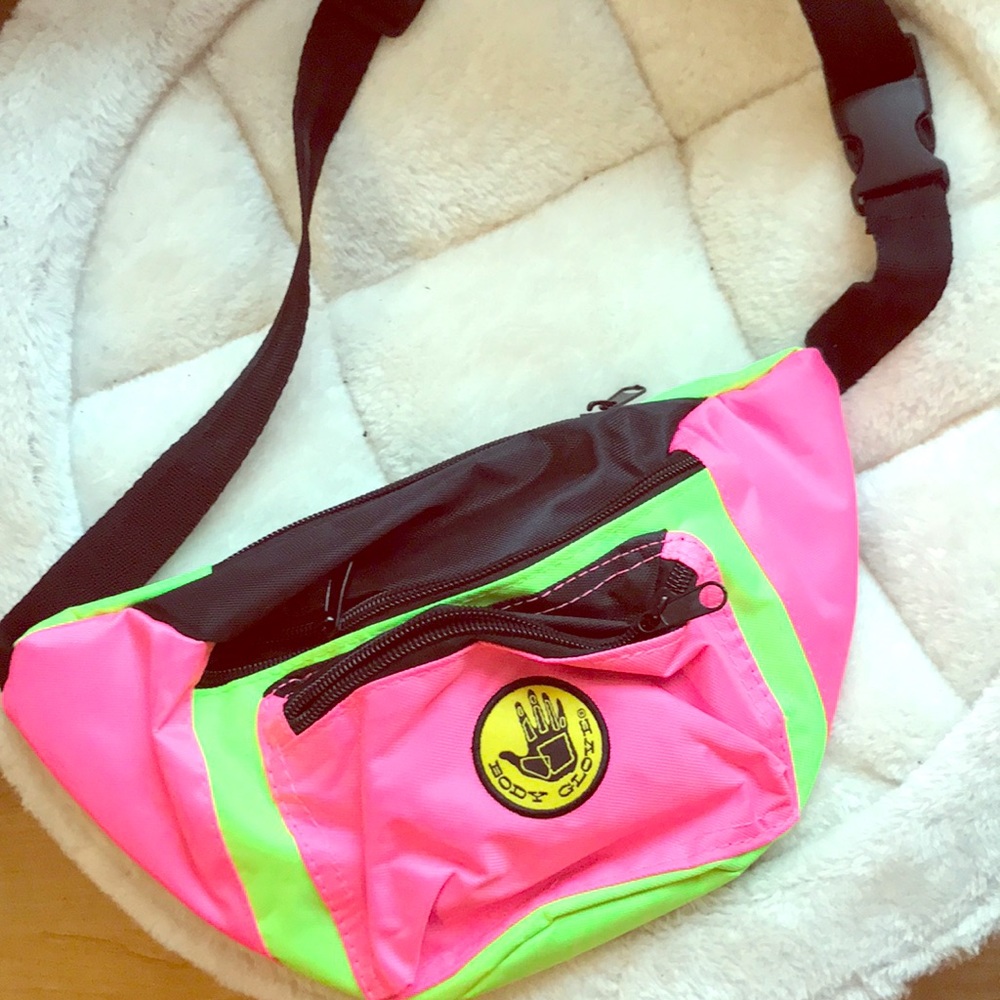 NWOT Body Glove neon fanny pack💚💖